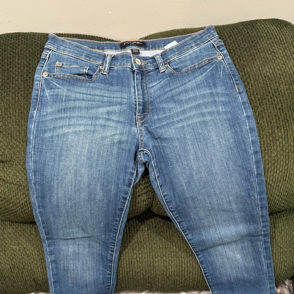 Banana Republic Women's Blue Denim Skinny Fit Jeans Size 27/4 - Picture 10 of 10
